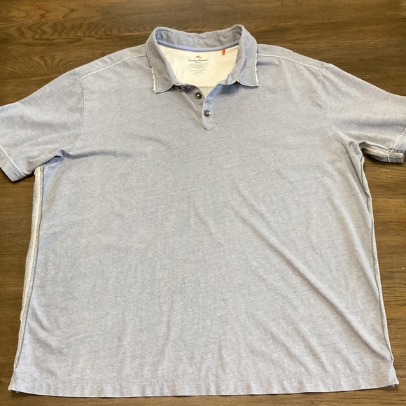 Tommy Bahama Other - Tommy Bahama XXL Island Modern Fit Heathered Gray Polo